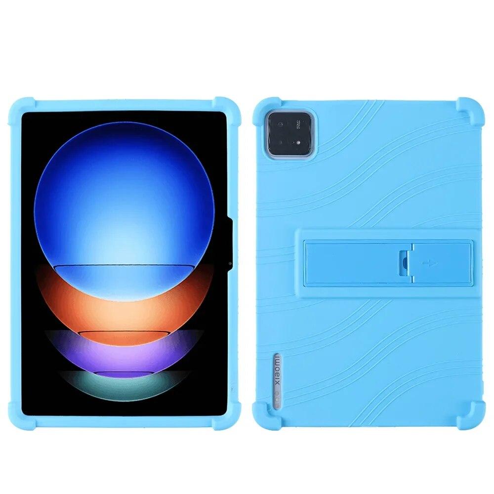 For Xiaomi Mi Pad 6S Pro 12.4 Case Tablet Shockproof Tablet Cases Cover Teclast Soft Silicon Stand Protective Shell