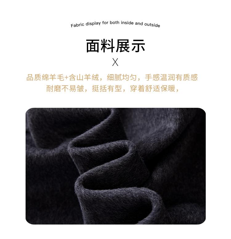 [Including Cashmere and Wool Coat] Autumn and Winter New Hooded Lace Up Lazy Style Warm Women's Long Coat