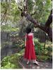 Dali Red Backless Slip Dress for Women - Perfect for Beach Vacations or Photoshoots