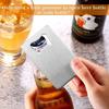 DIY Wedding Favor Gift 1/10pcs Stainless Steel Beer Bottle Opener for Wallet Pocket Can Be Carved for Restaurants Bars