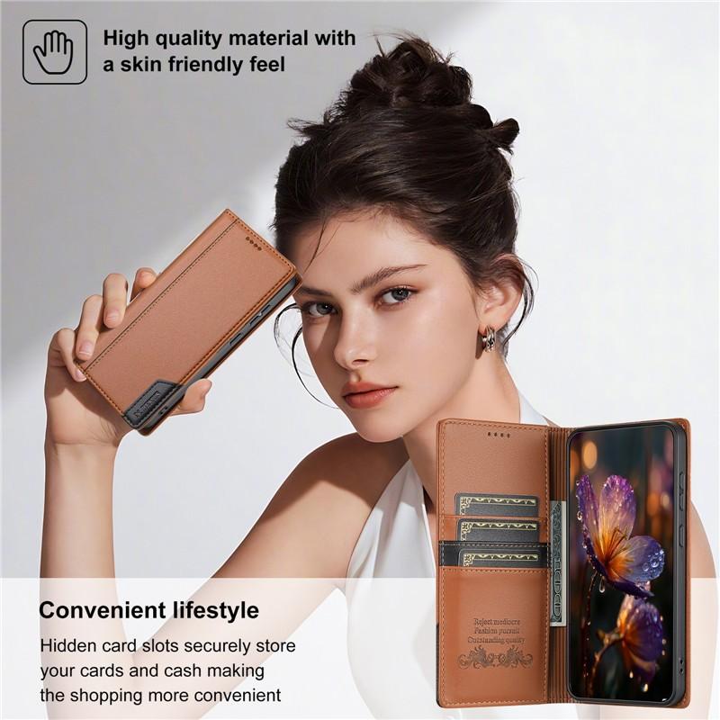 Retro Leather Wallet Case For Xiaomi 14T Pro 11T 12T 13T Pro Magnetic Card Slots Phone Holder Protective Book Cover
