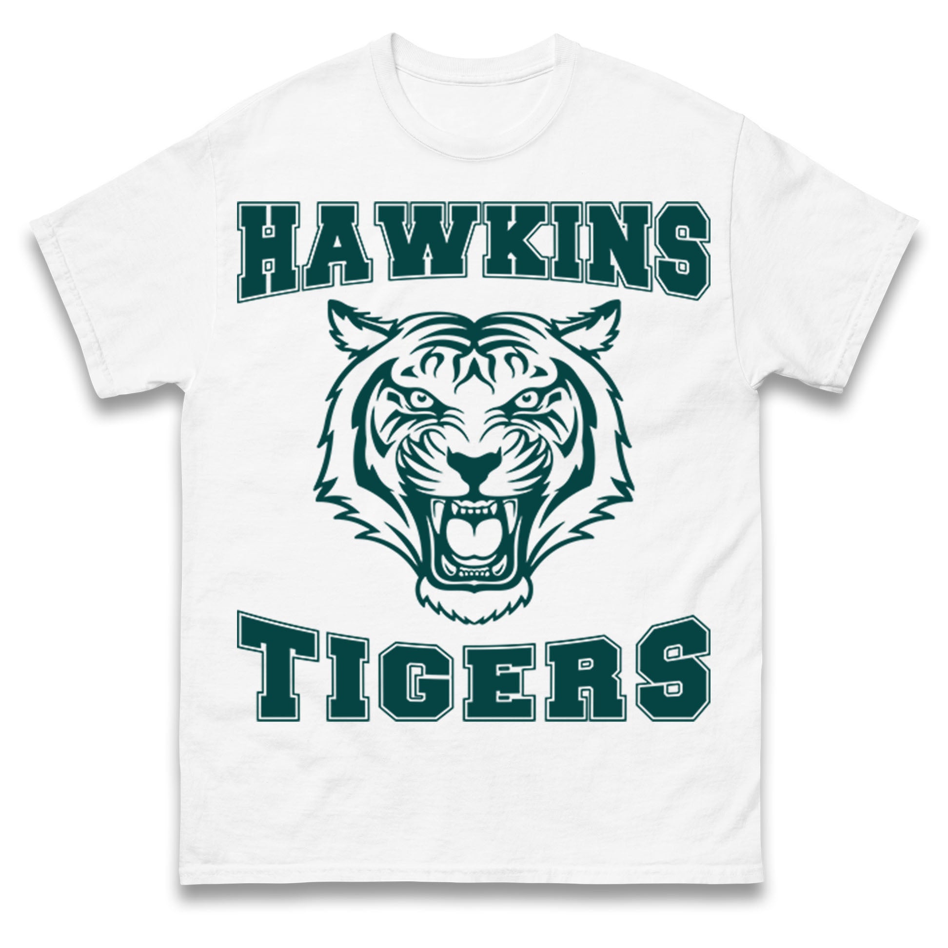 Hawkins Tigers T Shirt Tshirt Mens Womens Unisex Tops Tees XL