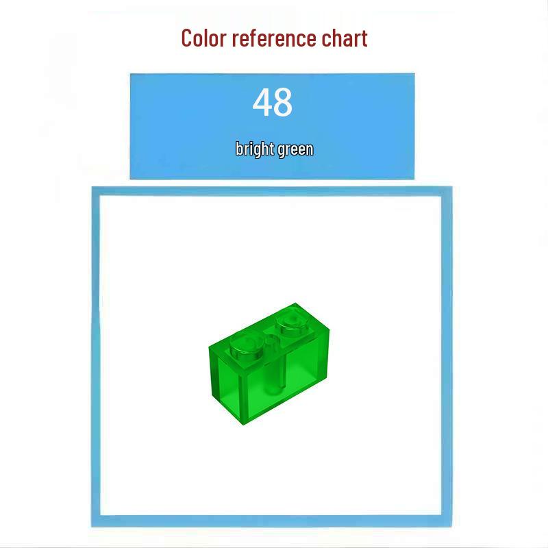 50g MOC 14137 Small Particle Building Blocks 2x8 Wedge Hinge Special Plate, Spare Parts Compatible Standard ярко-зеленый