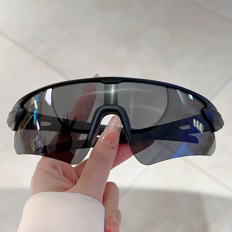 Y2k Sportovní brýle Pánské Nové Polorámové Zrcadlové Venkovní Cyklistické Sluneční brýle Obepínající Větruvzdorné Stínítka pro Rybaření