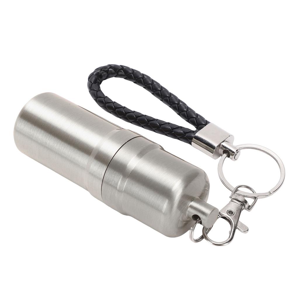 Portable Metal Storage Jar Aluminum Alloy Airtight Container Multipurpose Water Proof Small Bottle for Outdoor Camping Travel