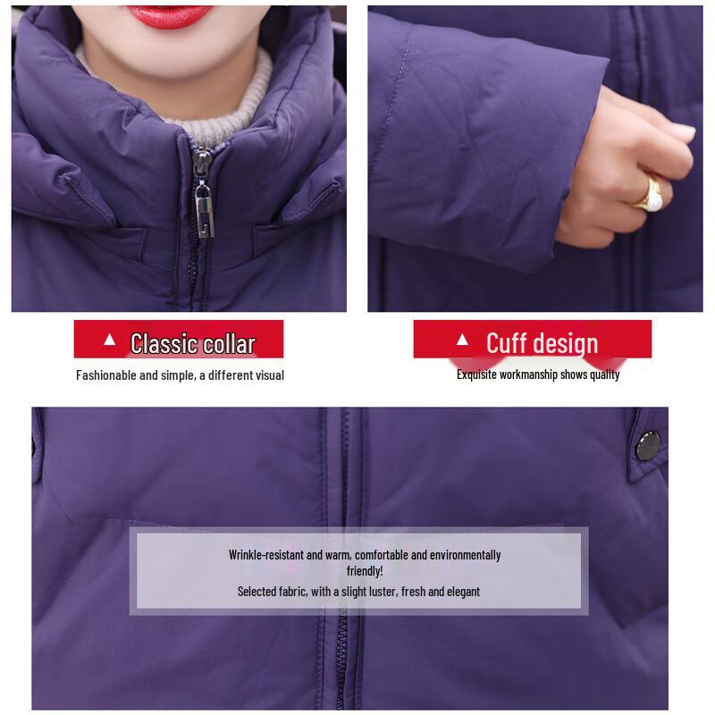 JIANHU Women's 90% White Duck Down Mid-Length Winter Jacket