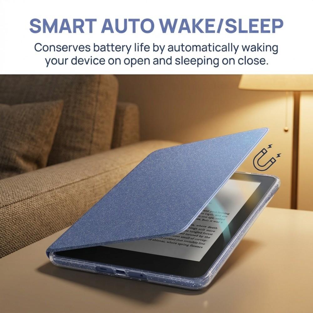 Auto Wake/Sleep Protective Case Magnetic Shockproof e-Reader Shell for Kindle 8th Generation-2016 Release (Model NO. SY69JL)