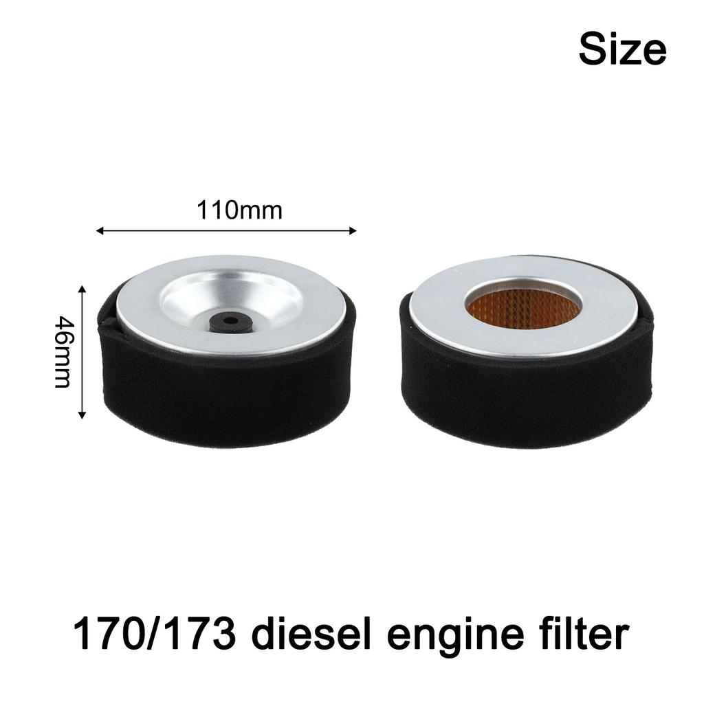 Fortschrittliches Filtersystem Luftfilterelement Kompatibel mit Dieselgeneratoren Modellnummern 174 177 179 180 181 182
