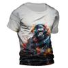 Chimpanzees 3D Tshirt For Men Fashion Hip Hop O-neck Short Sleeve Tops Harajuku Men's T-shirts Oversized Tees Shirt Man Clothing