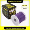 1007 PVC Electronic Wire 16AWG-30AWG Tinned Copper, Flying Lead Aviation Wire