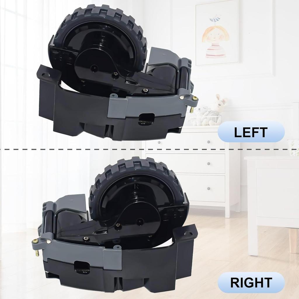 Garbage fighter Left and Right Wheel Module Pair for iRobot Roomba I&E Series I7 I7+ I8 I8+ I6 I6+ I4 I3 I3+ J7 E5 E6 E7 Series Vacuum Cleaner