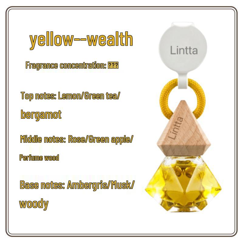 Long-lasting Car Pendant Air Freshener - Premium Fragrance Essential Oil for Interiors