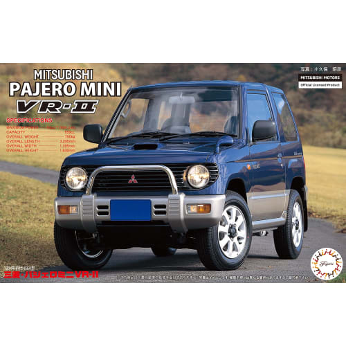 1/24 Inch-Up Series No. 001 Mitsubishi Pajero Mini VR-II 1994 Plastic Model