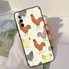 Chicken Pattern Case For Samsung Galaxy A54 A34 A24 A14 A51 A71 A21S A53 A33 A23 A13 A12 A22 A32 A52 Coque