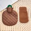 Removable Cover Hot Water Bottle Anti-scalding Hand Warmer Cute Hot Water Bag  Hand Warming