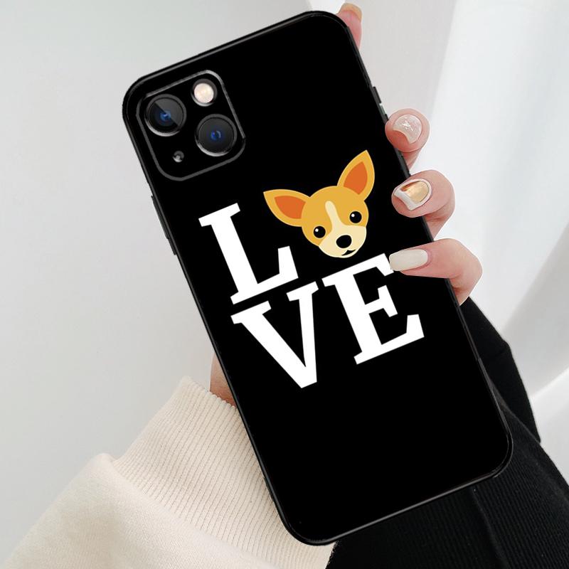 

Cute Chihuahua Dog Mom Case For iPhone 12 13 Mini 13 11 12 14 Pro Max XS X XR 6S 7 8 Plus SE 2020 Silicone Cover iPhone 13 Pro