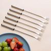 In-Stock Stainless Steel Six-Piece Fruit, Dessert, Hot Pot, Cheese, Chocolate Fork Set