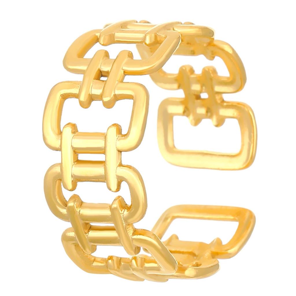 High-End Edelstahl Blumen- & Seestern Offener Ring für Damen