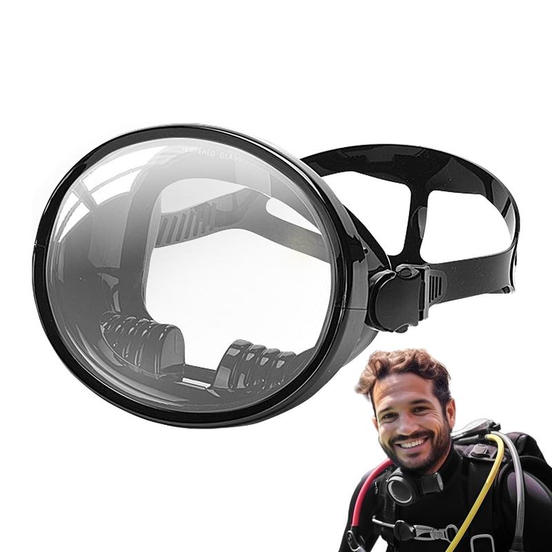 Diving Goggles Fisherman's Goggles Large Frame HD Free Diving Mask Equipped With Tempered Glass Swimming Snorkeling Mask Tool