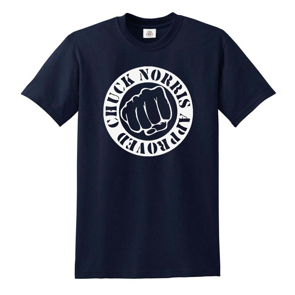 Chuck norris approved tshirt unisex funny martial arts mma retro design tee top 2XL