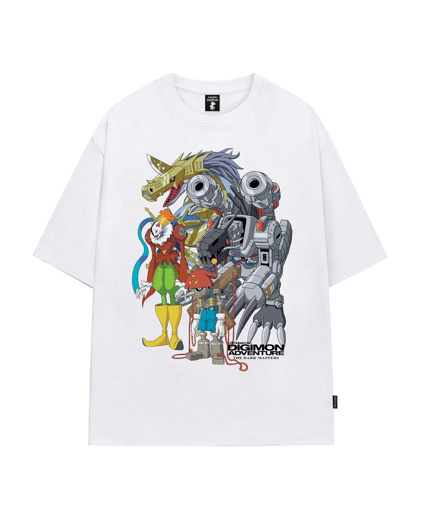 ODDSTUDIO [Digimon Adventure] The Dark Masters Overfit T-Shirt - 2 Colors