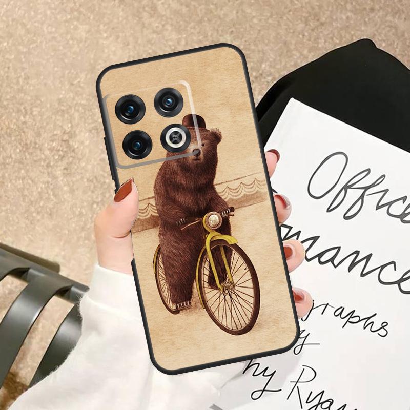 

Cute Cartoon Bear Case For OnePlus 15 15R 13R 13 13T 12 12R 11 10 Pro 10T 8T Nord 5 CE 3 2 4 Lite N20 N30 Cover OnePlus 13T