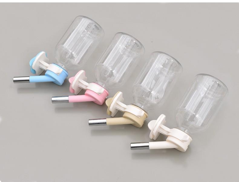 Lashige Leak-proof Hanging Water Bottle for Small Pets: Rabbit, Guinea Pig, Hamster, Chinchilla