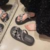 Wear Versatile Roman Sandals Women's Slippers Beach Shoes New Fairy French 2025 Summer Wind with Skirt Butterfly