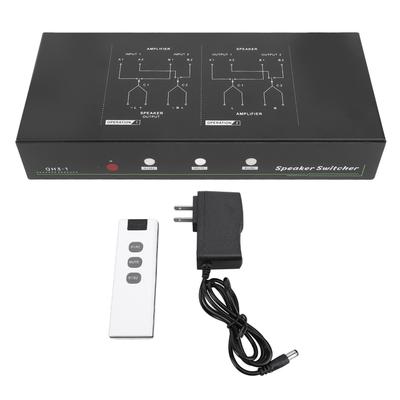 Amplifier Speaker Switcher with Remote Control Lossless Transmission HiFi XLR Jack Amplifier