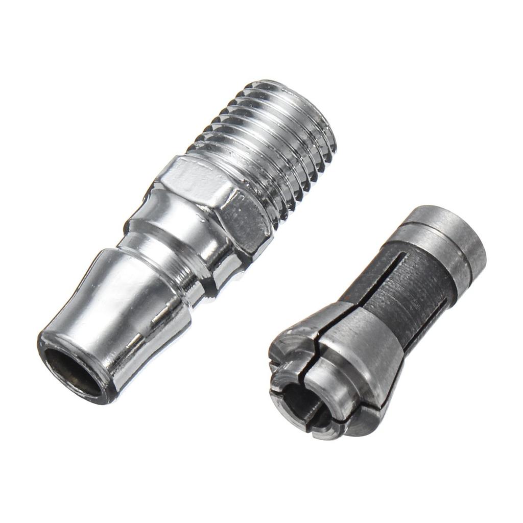 Mollytek 16-Piece Air Die Grinder Set for Polishing and Grinding, 1/4" Air Rotary Tool, 10 Types of Grinding Wheels, with Storage Case