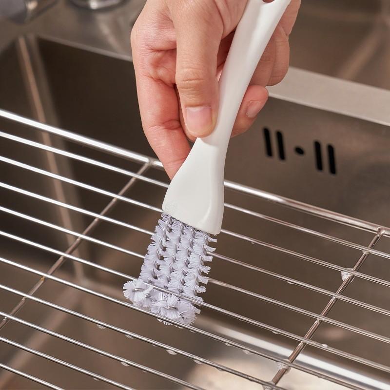 Stainless Steel And Nylon Gas Stove Cleaning Brush For Oven Sink And
