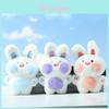 Adorable Cute Plush Rabbit Keychain Doll Cartoon Stuffed Animal Toy Accessory