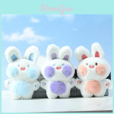 Adorable Cute Plush Rabbit Keychain Doll Cartoon Stuffed Animal Toy Accessory