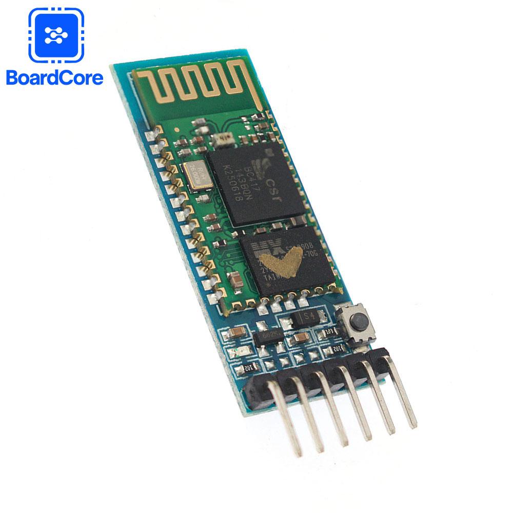 

1PC HC-05 HC-06 Master-Slave 6Pin/4Pin Anti-Reverse Integrated Bluetooth Serial Pass-Through Module, Wireless Serial for Arduino