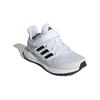 adidas Pure Boost Abrasion Resistant Lightweight Cushioning Low Top Running Shoes White Black Kids' ID8495