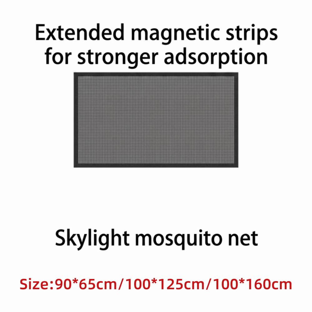 Anti Dust Sunroof Mosquito Net Breathable Sunshade Screen Mosquito Net Screen  Vehicle Sunroof