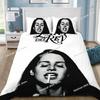 Singer Bettwäsche Set Bettbezug Kissenbezug Erwachsener Junge L-Lana D-Del Reys Mädchen Schlafzimmer Dekoration Kinder Geschenk Einzelbett Doppelbett Große Größe