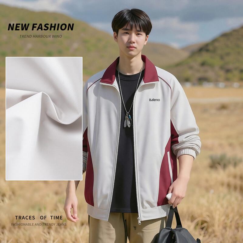 Baleno Men s Color-Block Stand-Collar Jacket XL