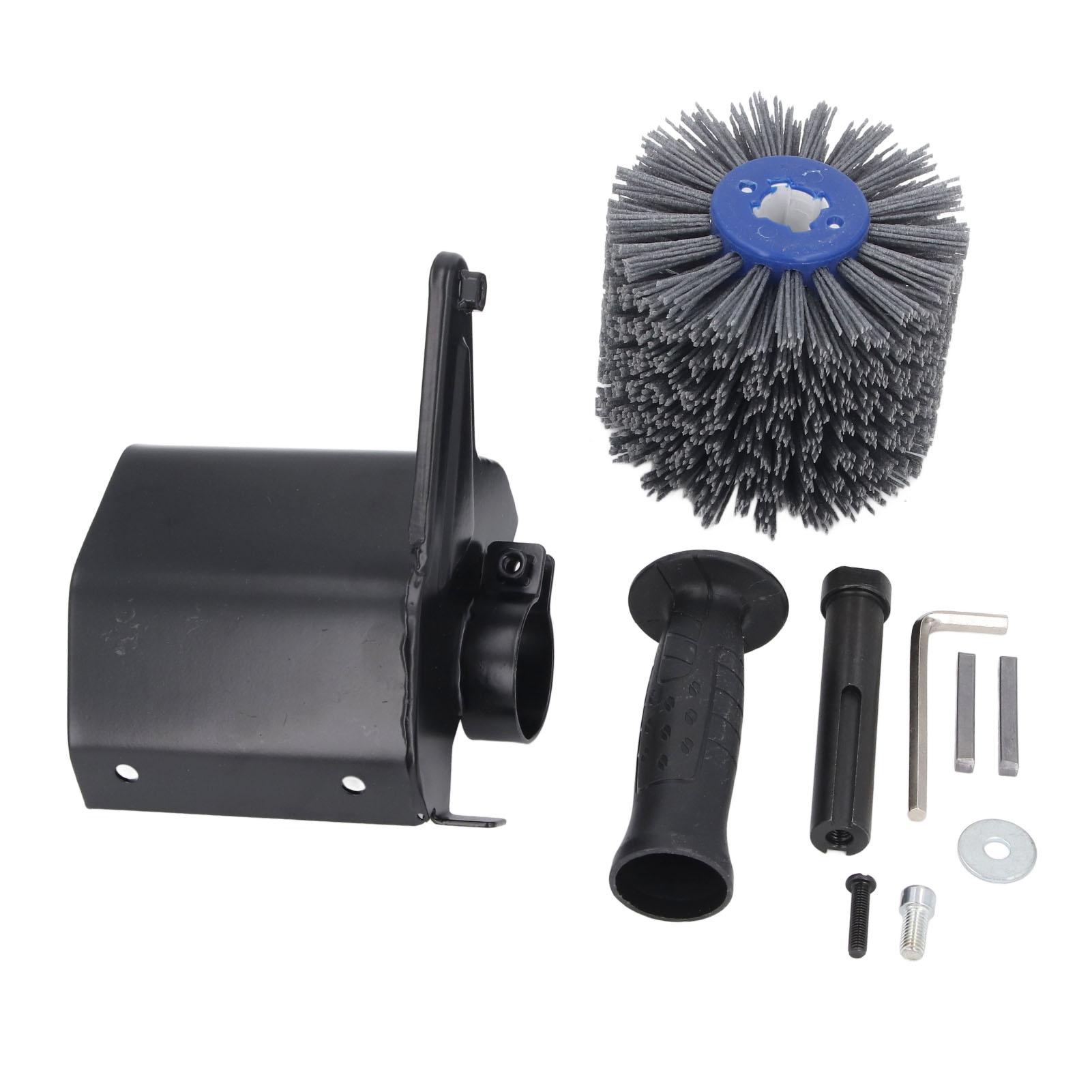 

Angle Grinder To Polisher Attachment M14 Easy Installation Wire Drawing Polishing Set for Stainless Steel Wood Processing чёрный