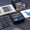 48 Color Metallic Gel Pen Multicolor Acrylic Gel Pen For Artist Student Journaling Sketching And Creative Art Project