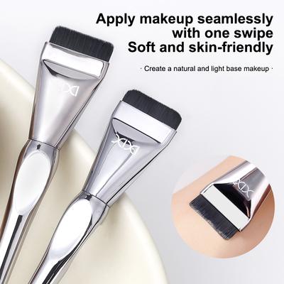 Ultra Thin Foundation Brush Lightweight Face Contour Brush Flat Contour Brush Blending Foundation Cream Makeup Brushes Beauty
