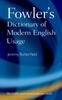 The Fowler's Dictionary of Modern English Usage Book