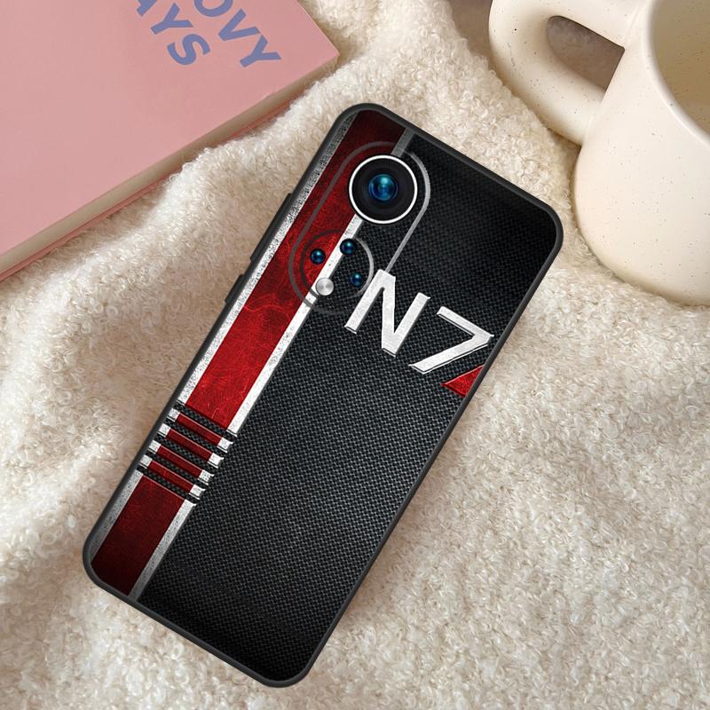 N7 Mass Effect Case For Honor X9c X8a X8b X9b X9a X8 X9 50 70 90 Lite Honor 200 Lite Magic 5 6 7 Pro Coque