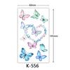 Small Fresh Tattoo Sticker, English, Alphabet Flower Butterfly Sketch Line, Waterproof Tattoo Sticker Tattoo