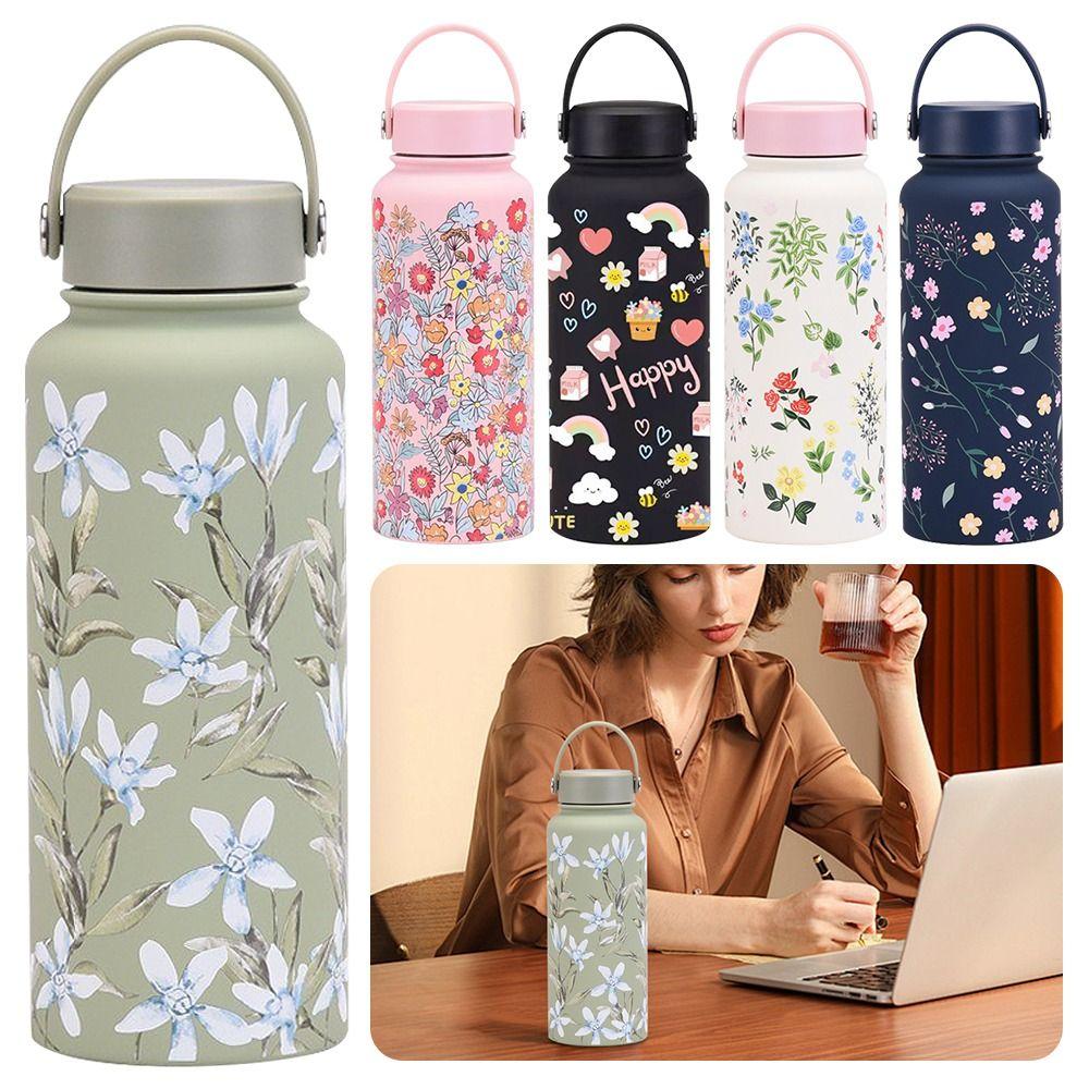 Stainless Steel Sports Water Cup 1000ML Capacity Large Capacity Cup  Kitchen Use