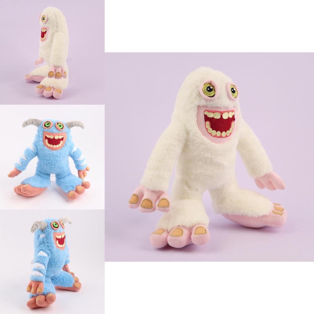 My Singing Monsters Plush Toy Blue White And Pink