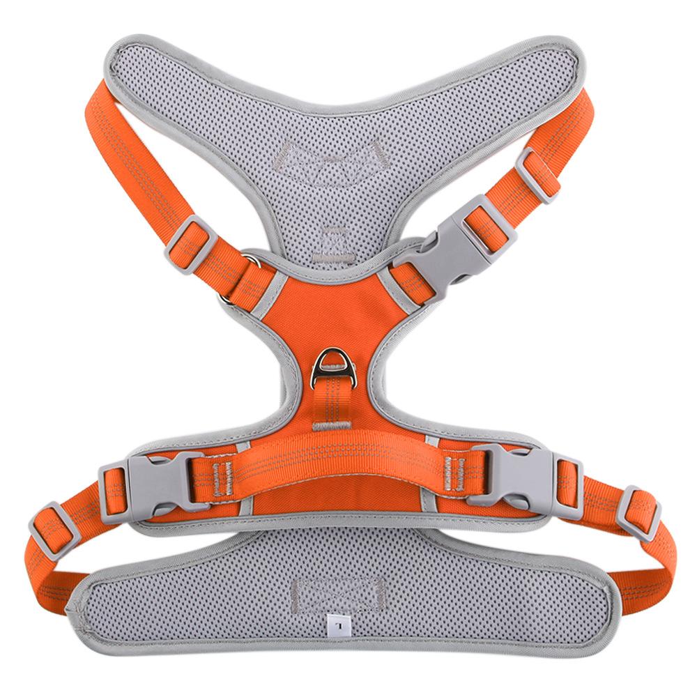 Dog Chest Straps Go Out Large Medium and Small Dog Vest Type Pet Chest Back Puppy Corgi Shiba Inu Traction Rope