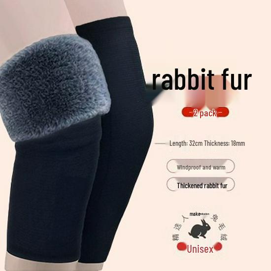 Cashmere Fleece-Lined Knee Pads for Elderly – Warm Joint Protection for Men & Women In Autumn/Winter