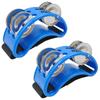 1PC Elliptical Drum Companion Hand Foot Jingle Drum Children Musical Educational Tambourine Percussion Instruments For KTV Party