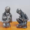 Creative Design Retro Figure Sculpture Nordic Style Home Tabletop Ornament Resin Craft Best Living Room Entrance Decoration